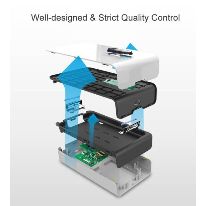 Sterilizator UV alb pentru telefoane cu funcție difuzor aromaterapie și încărcare USB