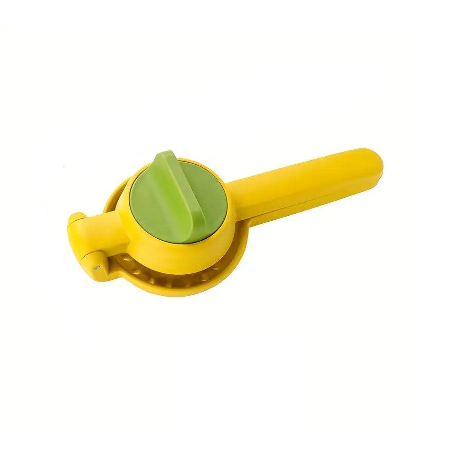 Storcător manual citrice dublă acțiune – portocale și lămâi, ABS galben