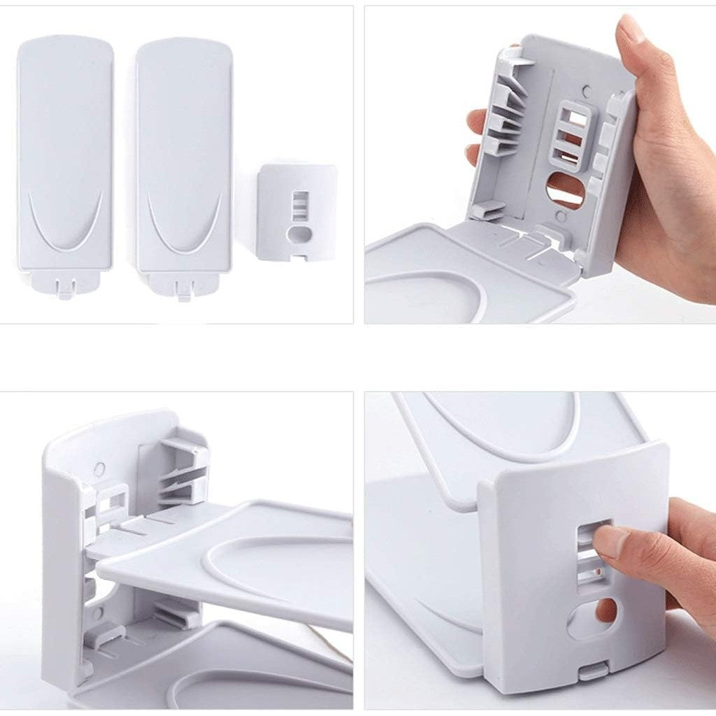 Suport reglabil pentru pantofi, 2 niveluri, plastic alb, organizator încălțăminte