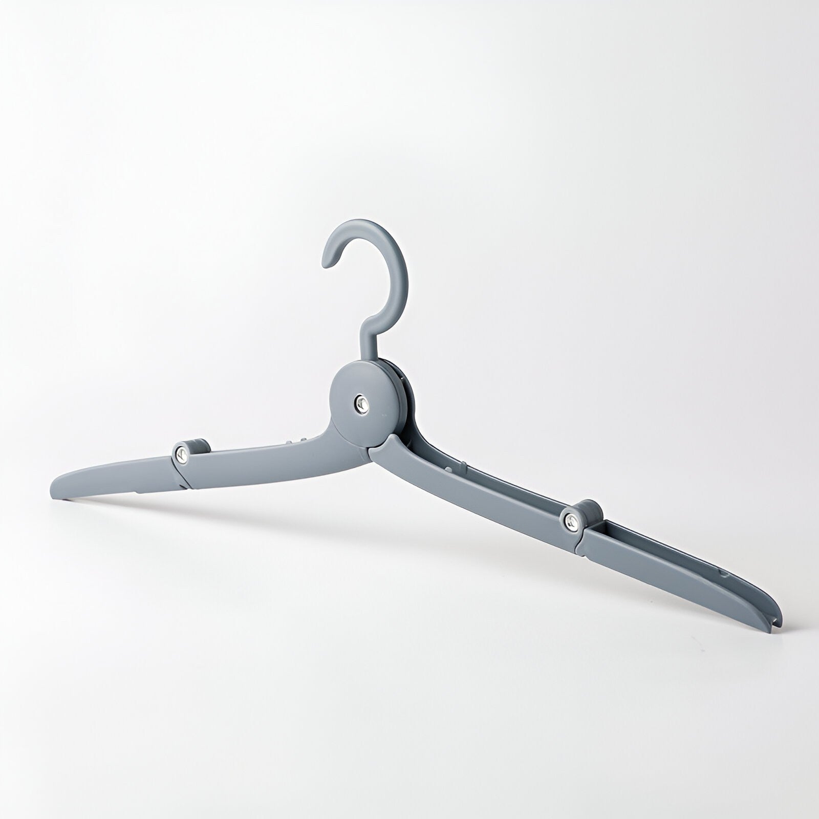 Umeraș pliabil de călătorie mini, suport portabil pentru haine, roz