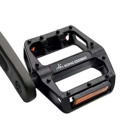 Set 2 Pedale Bicicleta din Aluminiu, Anti-alunecare, Rezistent la Apa si Praf, pentru MTB, BMX, Cursiera, Negru