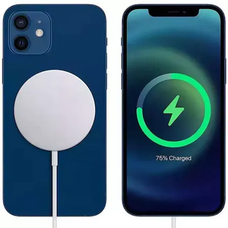 Incarcator Wireless MagSafe Fast-Charging 15W Universal, USB TIP C, compatibil cu iPhone 14/13/12/AirPods Pro/11/XR/XS/8, Samsung, Huawei, LG, Alb