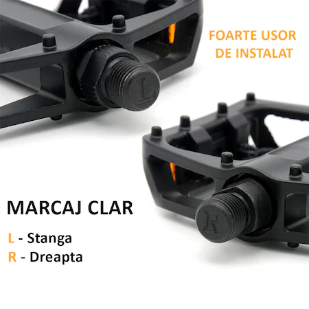 2 db alumínium kerékpárpedál készlet, csúszásgátló, víz- és porálló, MTB, BMX, versenyző, fekete 