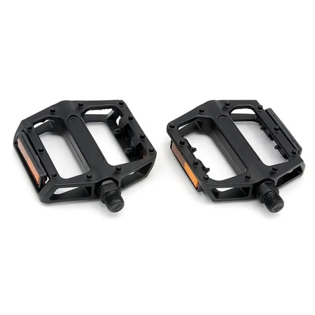 2 db alumínium kerékpárpedál készlet, csúszásgátló, víz- és porálló, MTB, BMX, versenyző, fekete 
